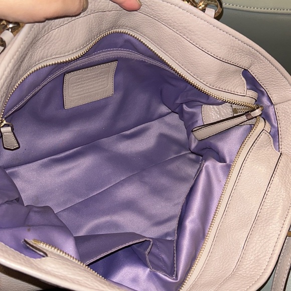 COACH LEATHER HANDBAG - Picture 8 of 9